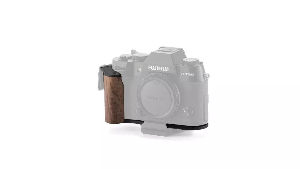 Tilta Mounting Baseplate with Wooden Grip for Fujifilm X-T50 - Black