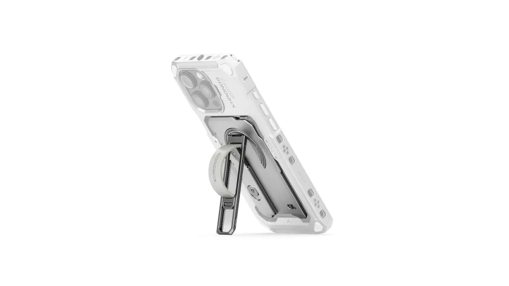 Tilta Khronos Multi-Functional Magnetic Backplate for iPhone 16 Pro Max - Titanium White