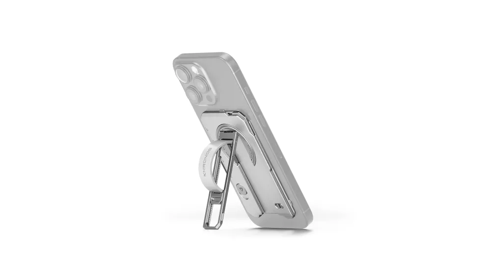 Tilta Khronos Multi-Functional Magnetic Backplate for iPhone 16 Pro Max - Titanium White