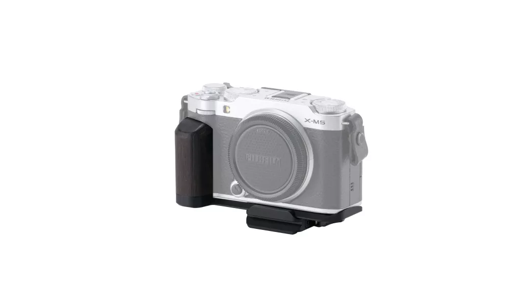 Tilta Mounting Baseplate with Wooden Grip for Fujifilm X-M5 - Black