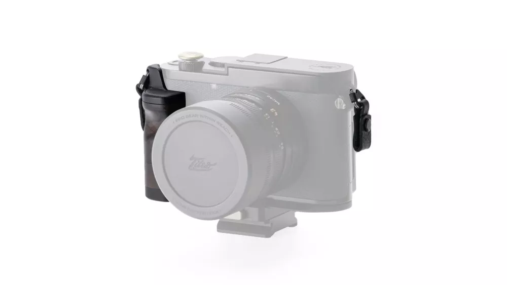 Tilta Mounting Baseplate with Wooden Grip for Leica Q3 - Black
