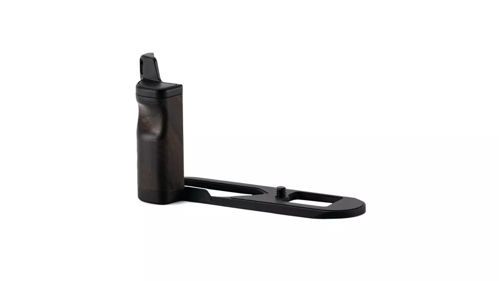 Tilta Mounting Baseplate with Wooden Grip for Leica Q3 - Black