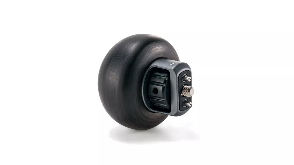 Tilta Circular Wooden Handle (1/4"-20) - Space Gray