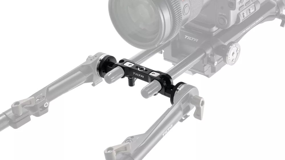 Tilta 15mm LWS Dual Rosette Adapter - Black