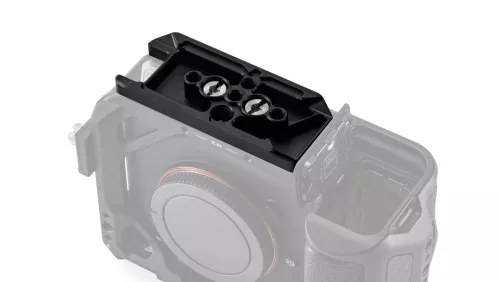 Tilta ARCA Bottom Plate with Cable Passthrough for a1 II/a9 III - Black