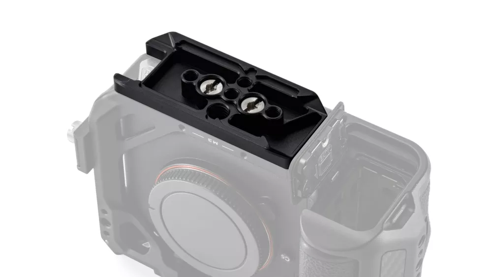 Tilta ARCA Bottom Plate with Cable Passthrough for a1 II/a9 III - Black