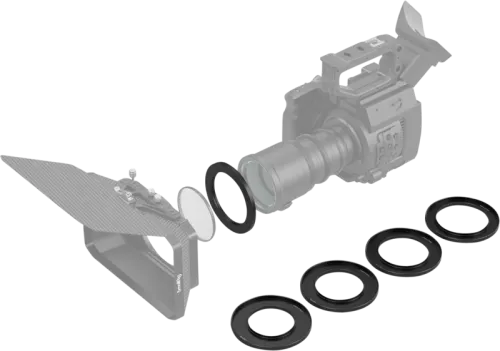 SmallRig 3410 Screw-In Reduction Ring Set (67, 72, 77, 82, 86mm - 114mm) For Matte Box 2660