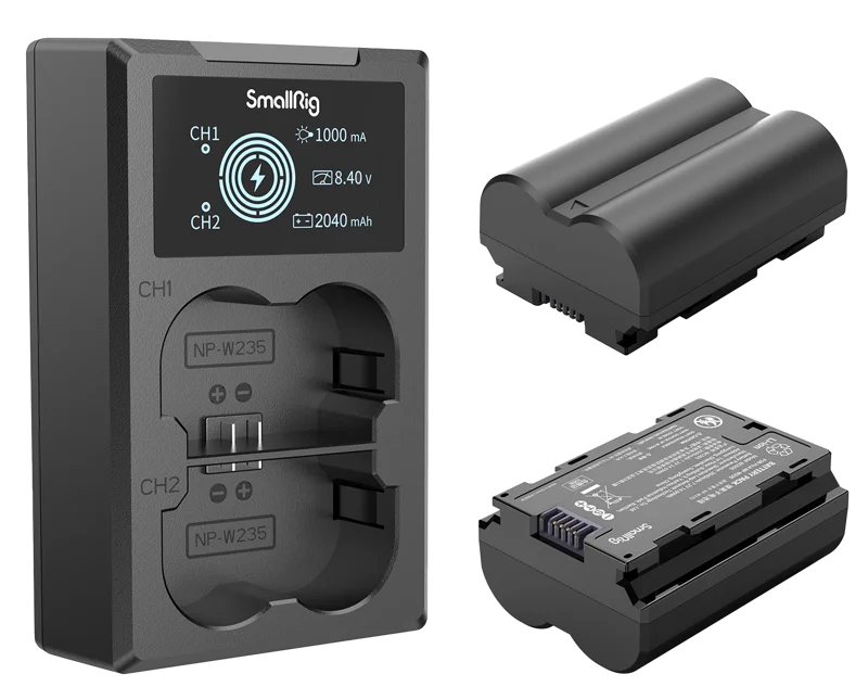 SmallRig 3822 NP-W235 Battery & Charger Kit