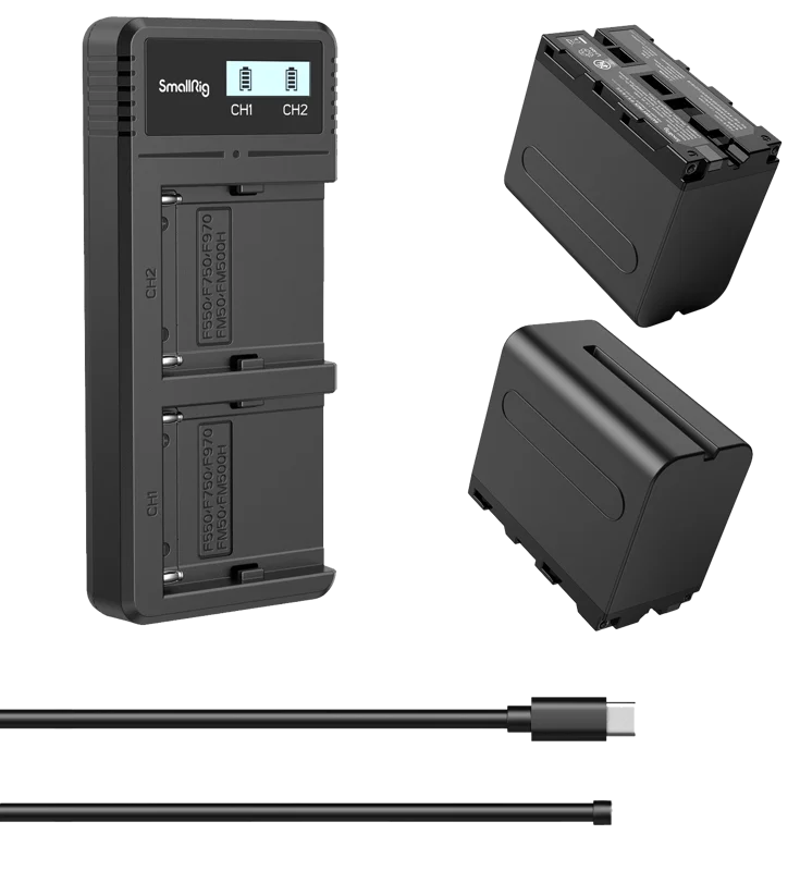 SmallRig 3823 NP-F970 Battery & Charger Kit