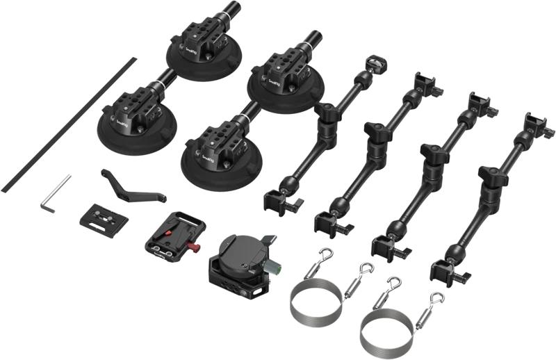 SmallRig 3565 All-in-One 4-Arm Suction Cup Camera Mount Kit for Vehicle Shooting SC-15K