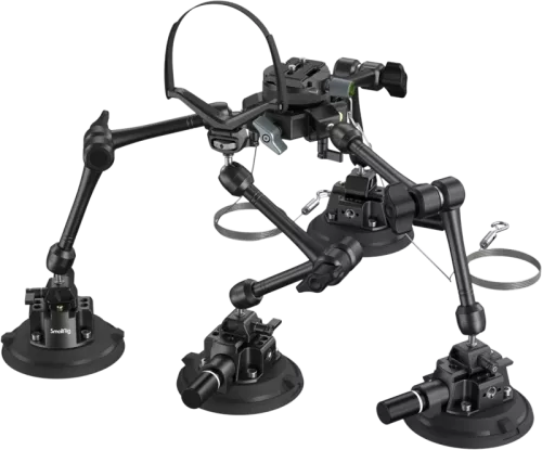 SmallRig 3565 All-in-One 4-Arm Suction Cup Camera Mount Kit for Vehicle Shooting SC-15K