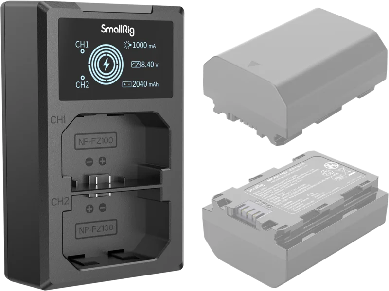 SmallRig 4087 Battery Charger For NP-FZ100 Batteries
