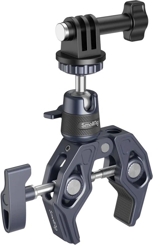 SmallRig 4102 Super Clamp with 360 Ballhead Mount for Action Cameras