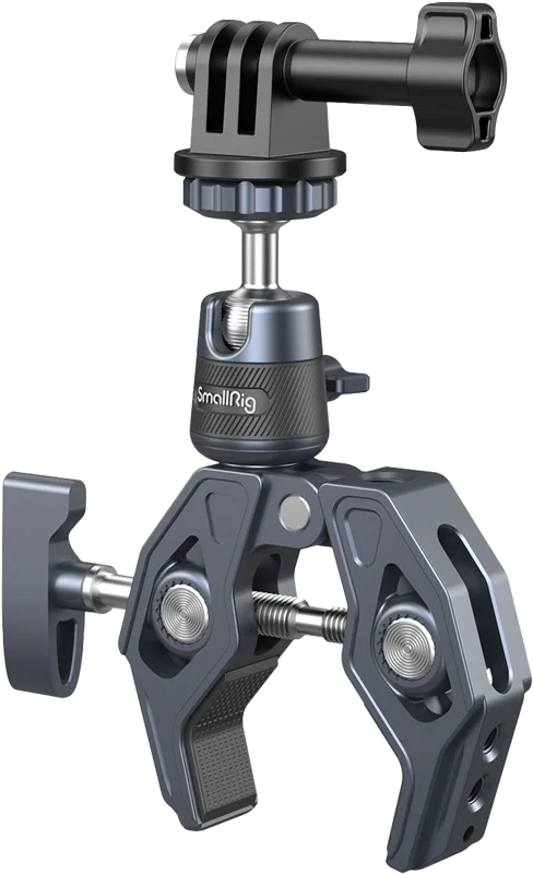 SmallRig 4102 Super Clamp with 360 Ballhead Mount for Action Cameras