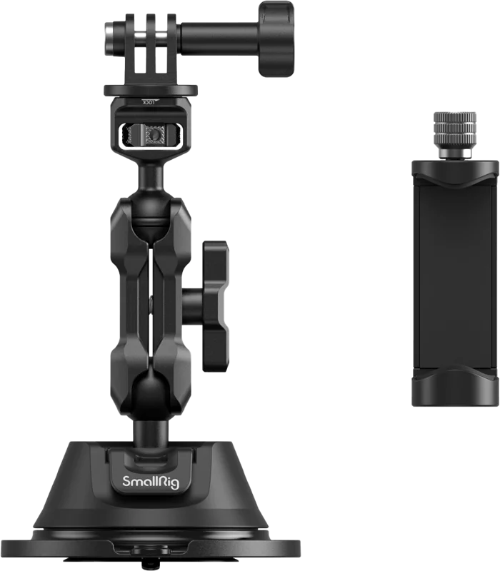 SmallRig 4275 Portable Suction Cup Mount Support Kit for Action Cameras / Mobile Phones SC-1K