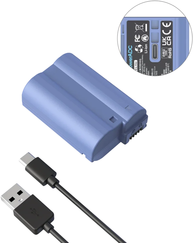 SmallRig 4332 Camera Battery USB-C Rechargable EN-EL15c