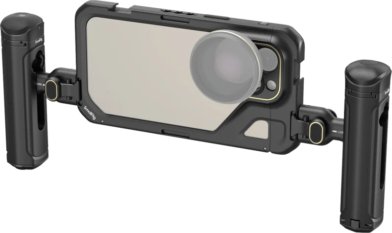SmallRig 4392 Mobile Video Kit (Dual Handheld) for iPhone 15 Pro Max