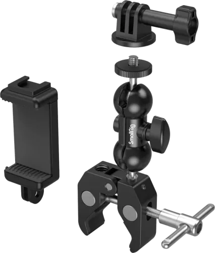 SmallRig 4373 Crab-Shaped Super Clamp Kit with Ballhead & Magic Arm