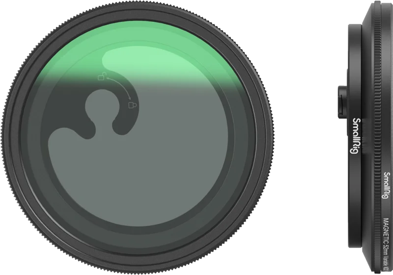 SmallRig 4386 Magease Magnetic VND Filter Kit ND2-ND32 (1-5 Stop) with M-mount Filter Adapter 52mm