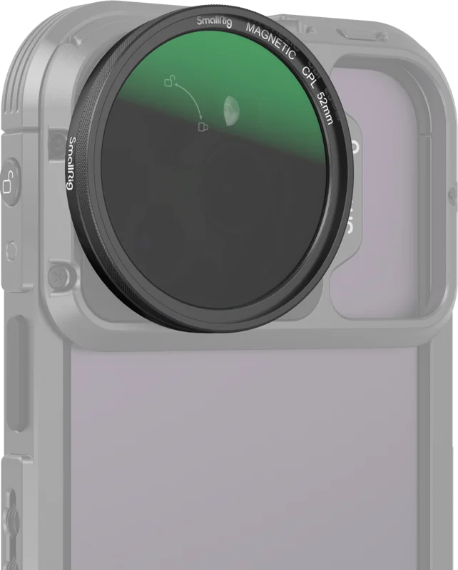 SmallRig 4388 MagEase Magnetic CPL Filter Kit with M-mount Filter Adapter (52mm)