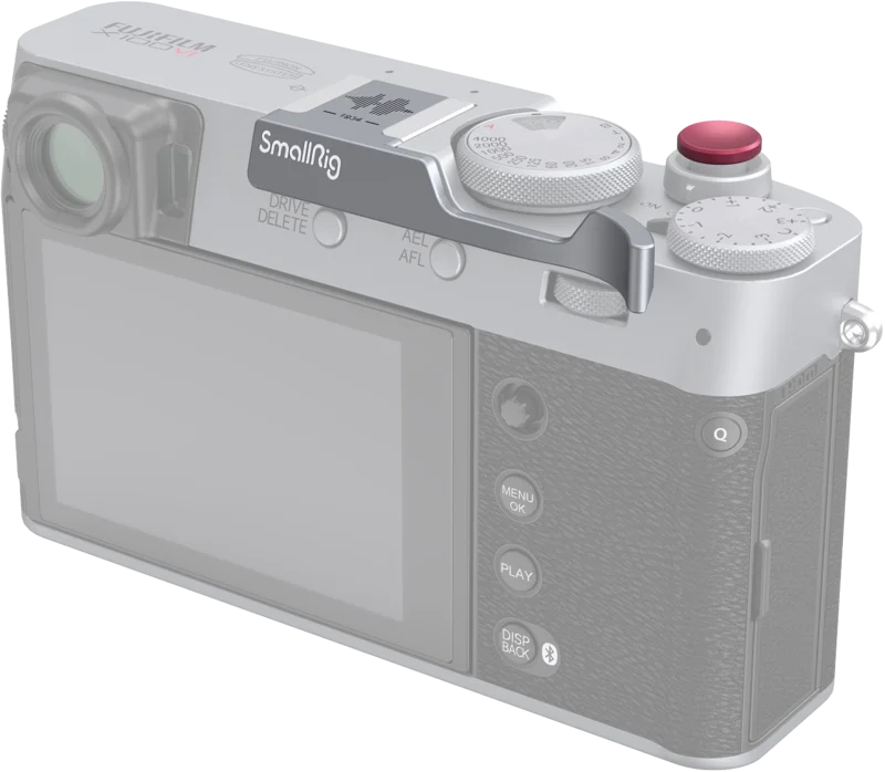 SmallRig 4566 Thumb Grip for Fujifilm X100VI / X100V Silver