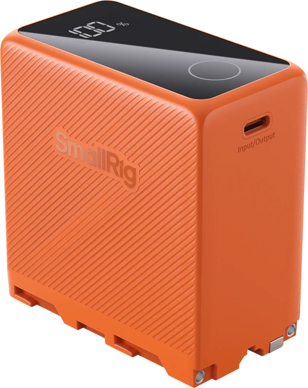 SmallRig 4576 Camera Battery USB-C Rechargeable NP-F970 Orange