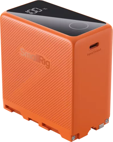 SmallRig 4576 Camera Battery USB-C Rechargeable NP-F970 Orange