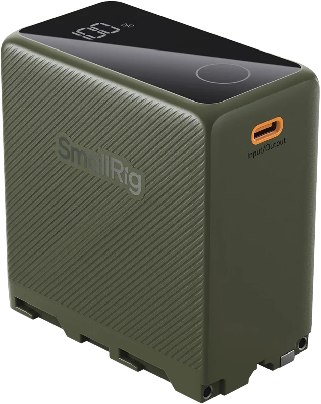 SmallRig 4577 Camera Battery USB-C Rechargeable NP-F970 Green