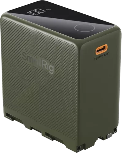 SmallRig 4577 Camera Battery USB-C Rechargeable NP-F970 Green