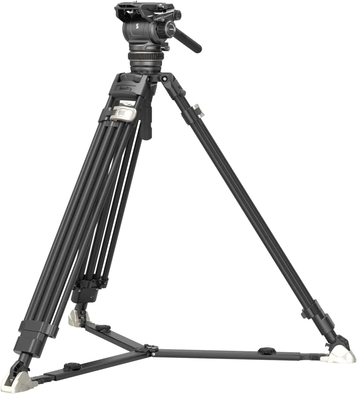 SmallRig 4463 Heavy-Duty Carbon Fiber Tripod Kit AD-120