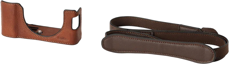 SmallRig 4699 Leather Half Case Kit for FUJIFILM X100VI (Brown)