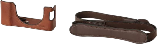 SmallRig 4699 Leather Half Case Kit for FUJIFILM X100VI (Brown)