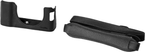 SmallRig 4700 Leather Half Case Kit for FUJIFILM X100VI (Black)