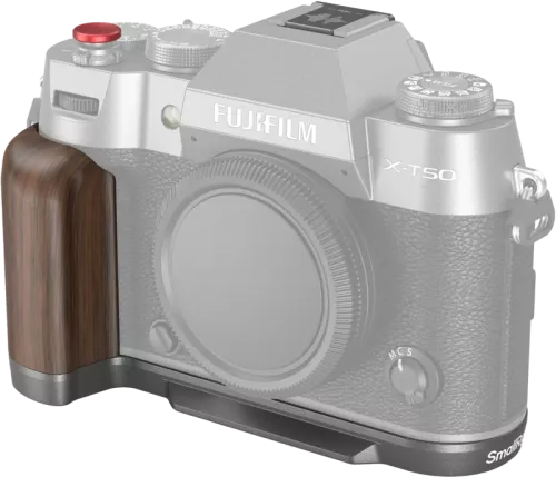 SmallRig 4736 Wooden L-Shape Grip for Fujifilm X-T50 Charcoal Silver