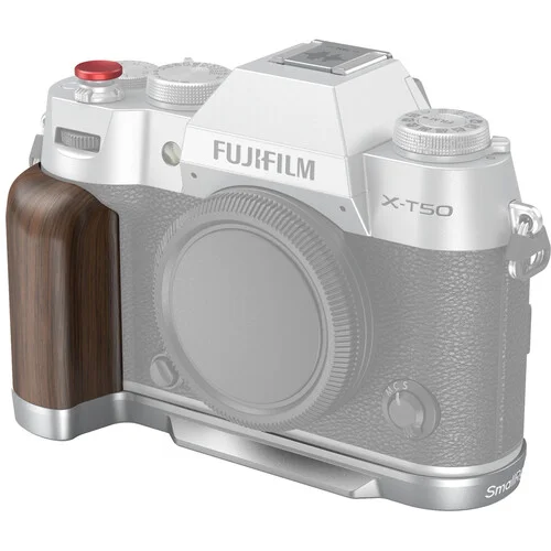 SmallRig 4735 Wooden L-Shape Grip for Fujifilm X-T50 Silver