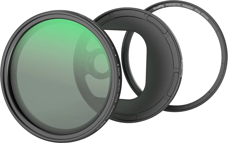SmallRig 4724 Attachable VND Filter Kit ND2-ND32 (1-5 Stop) with M-mount Filter Adapter 67mm