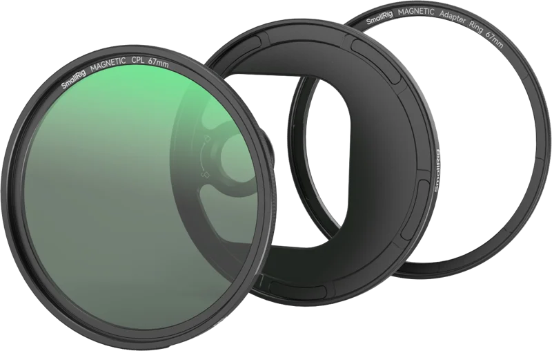 SmallRig 4727 Attachable CPL Filter with M-mount Filter Adapter (67mm)