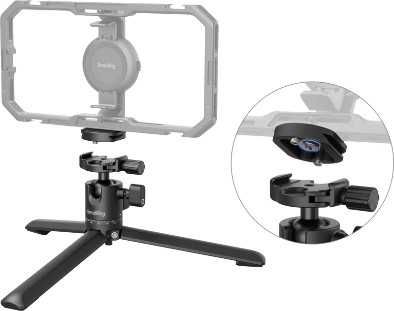 SmallRig 4630 Metal Tabletop Tripod with Arca-Swiss Quick Release Plate and Panoramic Ball Head