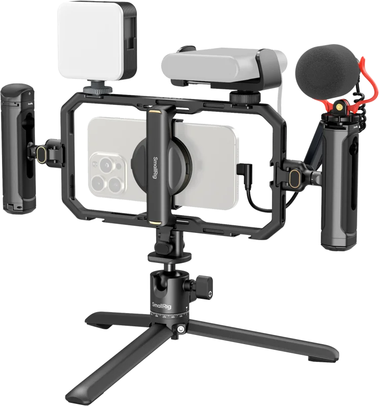 SmallRig 4704 All-in-One Video Kit for Smartphone Creators Qucik Pro Edition