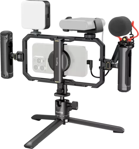 SmallRig 4704 All-in-One Video Kit for Smartphone Creators Qucik Pro Edition