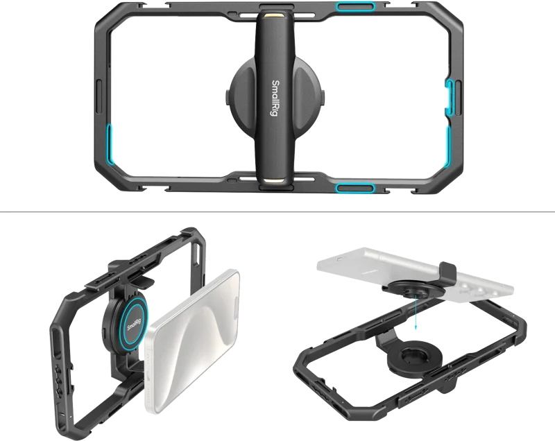 SmallRig 4704 All-in-One Video Kit for Smartphone Creators Qucik Pro Edition