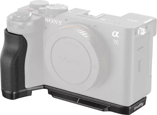 SmallRig 4797 L-Shape Mount Plate with Silicone Handle for Sony Alpha 7C II / Alpha 7CR