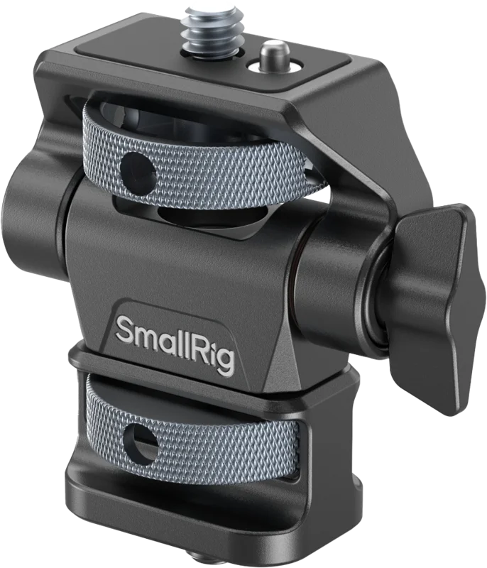 SmallRig 4886 Swivel and Tilt Adjustable Monitor Support with 1/4"-20 Screws