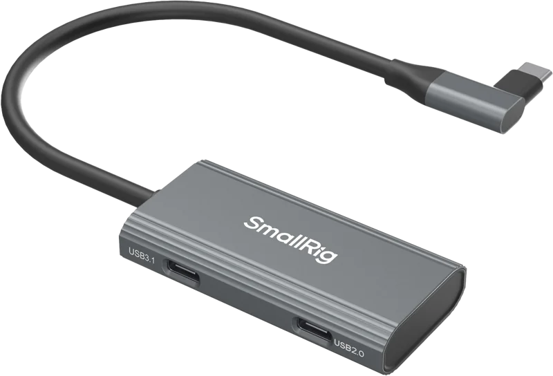 SmallRig 4598 USB-C Hub 4-in-1 PD/USB-C 3.1/USB-C 2.0 with Audio Adapter