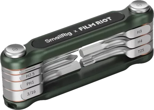 SmallRig 4812 x FILM RIOT 7-in-1 Folding Wrench Set with Multiple Angle Positioning Green