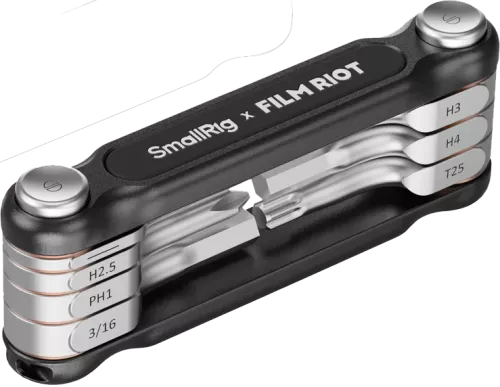 SmallRig 4374 x FILM RIOT 7-in-1 Folding Wrench Set with Multiple Angle Positioning Black