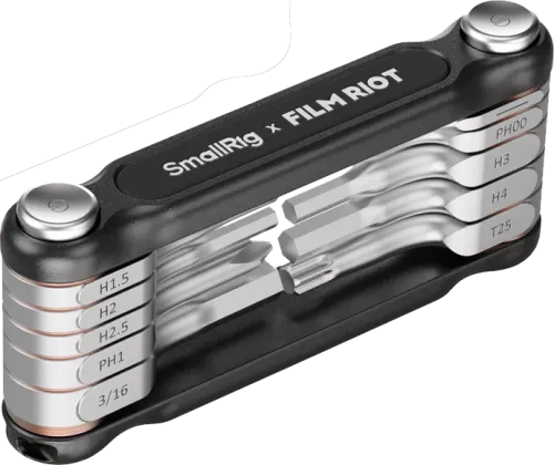 SmallRig 4375 x FILM RIOT 10-in-1 Folding Wrench Set with Multiple Angle Positioning Black
