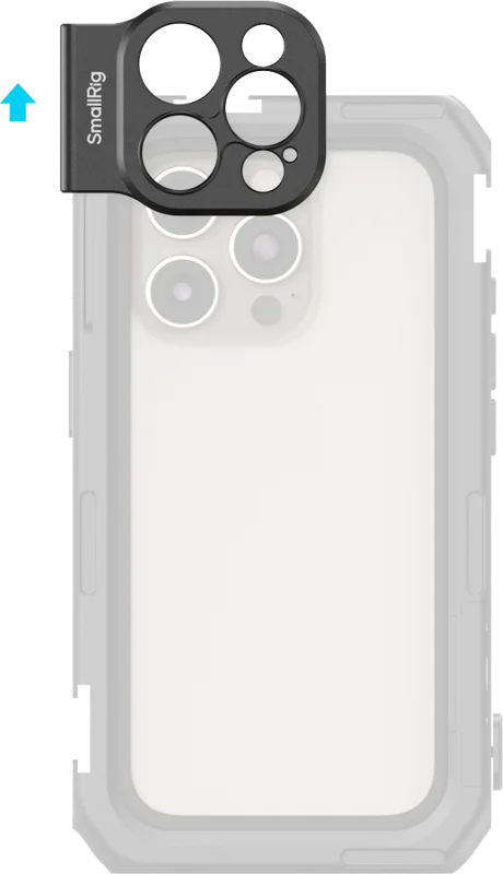 SmallRig 5009 Lens Backplate for iPhone 16 Series Cage 17mm Threaded