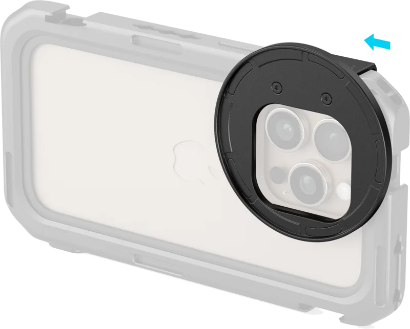 SmallRig 5010 Attachable Filter Adapter for iPhone 16 Series Cage 67mm