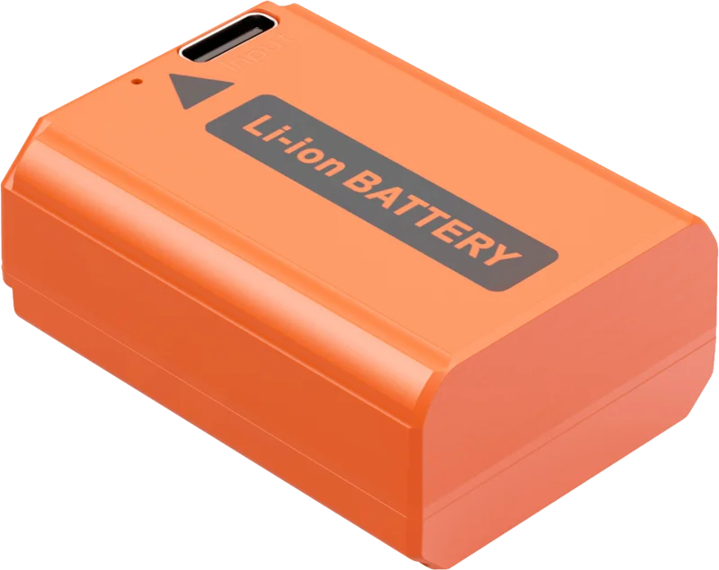SmallRig 4965 NP-FW50 USB-C Rechargeable Camera Battery Orange